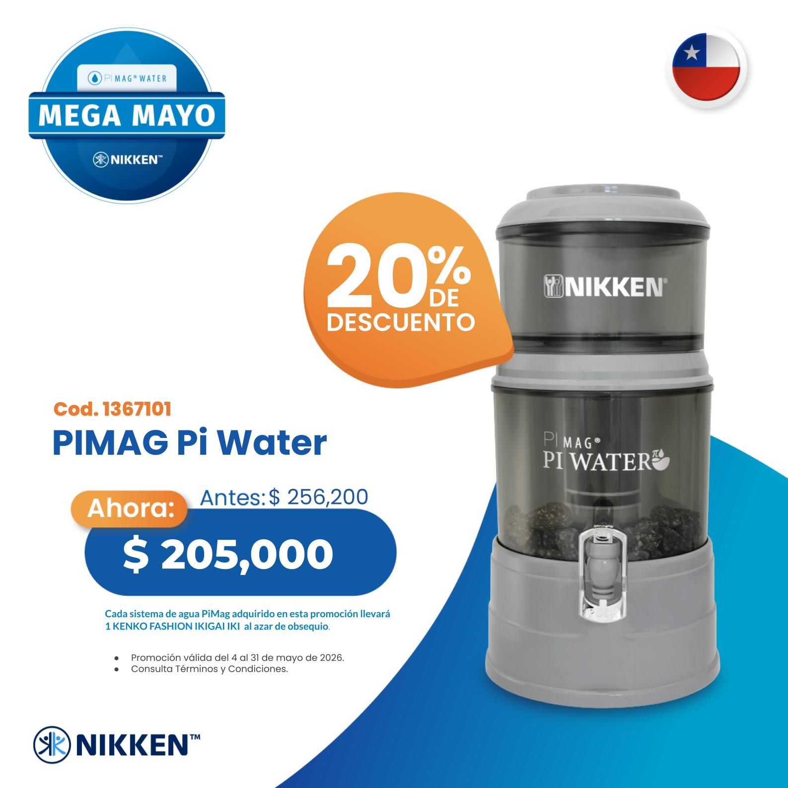SUPER PROMO PIMAG PI WATER DESCUENTO